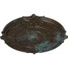 imageEkena Millwork CM53ATFCS Attica Acanthus Leaf Ceiling Medallion 53 12OD x 3 12P Fits Canopies up to 4 58 HandPainted Flash CopperBronze Blue Patina Metallic Series