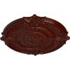 imageEkena Millwork CM53ATFCS Attica Acanthus Leaf Ceiling Medallion 53 12OD x 3 12P Fits Canopies up to 4 58 HandPainted Flash CopperBrushed Mahogany Flat Finish