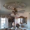 imageEkena Millwork CM53ATFCS Attica Acanthus Leaf Ceiling Medallion 53 12OD x 3 12P Fits Canopies up to 4 58 HandPainted Flash CopperMississippi Mud Flat Finish