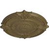 imageEkena Millwork CM53ATFCS Attica Acanthus Leaf Ceiling Medallion 53 12OD x 3 12P Fits Canopies up to 4 58 HandPainted Flash CopperMississippi Mud Flat Finish