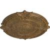 imageEkena Millwork CM53ATFCS Attica Acanthus Leaf Ceiling Medallion 53 12OD x 3 12P Fits Canopies up to 4 58 HandPainted Flash CopperRubbed Bronze Metallic Series