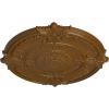 imageEkena Millwork CM53ATFCS Attica Acanthus Leaf Ceiling Medallion 53 12OD x 3 12P Fits Canopies up to 4 58 HandPainted Flash CopperSmokey Topaz Flat Finish