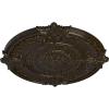 imageEkena Millwork CM53ATFCS Attica Acanthus Leaf Ceiling Medallion 53 12OD x 3 12P Fits Canopies up to 4 58 HandPainted Flash CopperStone Hearth Crackle Flat Finish