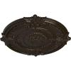 imageEkena Millwork CM53ATFCS Attica Acanthus Leaf Ceiling Medallion 53 12OD x 3 12P Fits Canopies up to 4 58 HandPainted Flash CopperStone Hearth Flat Finish