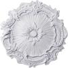 image16 34OD x 1 38P Plymouth Ceiling Medallion Fits Canopies up to 1 58Primed