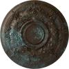 Hand-Painted Bronze Blue Patina