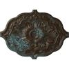 Hand-Painted Bronze Blue Patina