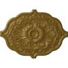 image36W x 26H x 1 12P Pesaro Ceiling MedallionHandPainted Gold