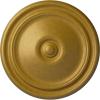 imageEkena Millwork CM12RE Reece Ceiling Medallion 12OD x 1 34P Fits Canopies up to 2 38 Factory PrimedPharaohs Gold Metallic Series