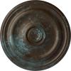 Hand-Painted Bronze Blue Patina