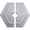 imageEkena Millwork CM23WF203500 23 14OD x 3 12ID x 78P Woodruff Ceiling Medallion Fits Canopies up to 312 2 PieceSplit