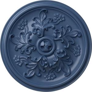 image14 12OD x 2 34P Katheryn Ceiling Medallion Fits Canopies up to 2 18Americana Flat Finish