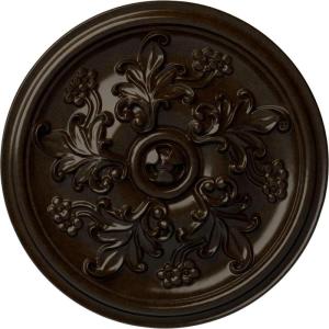 image14 12OD x 2 34P Katheryn Ceiling Medallion Fits Canopies up to 2 18Bronze Metallic Series