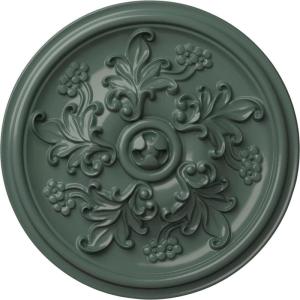 image14 12OD x 2 34P Katheryn Ceiling Medallion Fits Canopies up to 2 18Cloud Burst Flat Finish