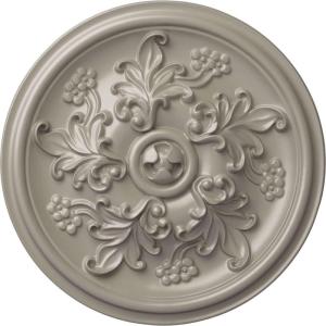 image14 12OD x 2 34P Katheryn Ceiling Medallion Fits Canopies up to 2 18Pearl White Metallic Series