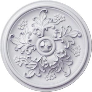 image14 12OD x 2 34P Katheryn Ceiling Medallion Fits Canopies up to 2 18Primed