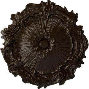 image16 34OD x 1 38P Plymouth Ceiling Medallion Fits Canopies up to 1 58Bronze Metallic Series