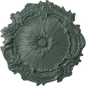 image16 34OD x 1 38P Plymouth Ceiling Medallion Fits Canopies up to 1 58Cloud Burst Flat Finish