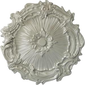 image16 34OD x 1 38P Plymouth Ceiling Medallion Fits Canopies up to 1 58Flash Copper Metallic Series