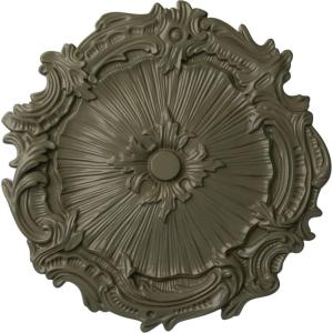 image16 34OD x 1 38P Plymouth Ceiling Medallion Fits Canopies up to 1 58Painted Turtle Flat Finish
