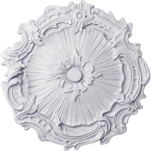 image16 34OD x 1 38P Plymouth Ceiling Medallion Fits Canopies up to 1 58Primed