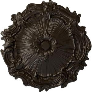 image16 34OD x 1 38P Plymouth Ceiling Medallion Fits Canopies up to 1 58Stone Hearth Flat Finish