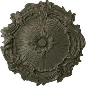 image16 34OD x 1 38P Plymouth Ceiling Medallion Fits Canopies up to 1 58Witch Hazel Flat Finish