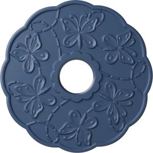 image17 78OD x 3 78ID x 1P Terrones Butterfly Ceiling Medallion Fits Canopies up to 3 78HandPainted Americana
