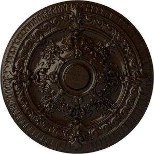 image26OD x 3P Vincent Ceiling Medallion Fits Canopies up to 6HandPainted Bronze
