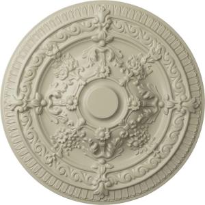 image26OD x 3P Vincent Ceiling Medallion Fits Canopies up to 6HandPainted Clear Yellow