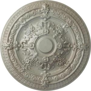 image26OD x 3P Vincent Ceiling Medallion Fits Canopies up to 6HandPainted Flash Gold