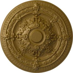 image26OD x 3P Vincent Ceiling Medallion Fits Canopies up to 6HandPainted Gold