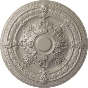 image26OD x 3P Vincent Ceiling Medallion Fits Canopies up to 6HandPainted Pearl White