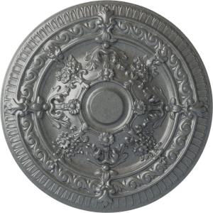 image26OD x 3P Vincent Ceiling Medallion Fits Canopies up to 6HandPainted Platinum