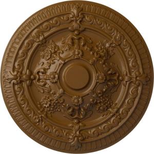 image26OD x 3P Vincent Ceiling Medallion Fits Canopies up to 6HandPainted Smokey Topaz