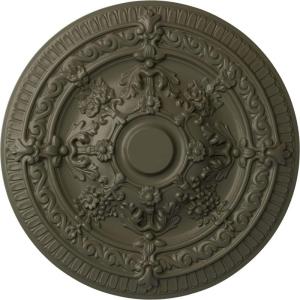 image26OD x 3P Vincent Ceiling Medallion Fits Canopies up to 6Handpainted Witch Hazel