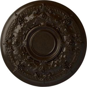 image29 14OD x 2P Darnay Ceiling Medallion Fits Canopies up to 7 14HandPainted Bronze
