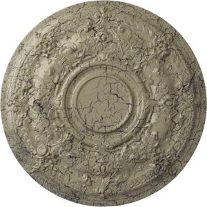 image29 14OD x 2P Darnay Ceiling Medallion Fits Canopies up to 7 14HandPainted Castle Stone Crackle