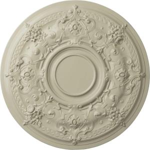 image29 14OD x 2P Darnay Ceiling Medallion Fits Canopies up to 7 14HandPainted Clear Yellow