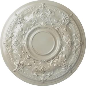 image29 14OD x 2P Darnay Ceiling Medallion Fits Canopies up to 7 14HandPainted Flash Blue