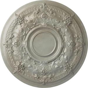 image29 14OD x 2P Darnay Ceiling Medallion Fits Canopies up to 7 14HandPainted Flash Gold