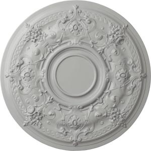 image29 14OD x 2P Darnay Ceiling Medallion Fits Canopies up to 7 14HandPainted Frost