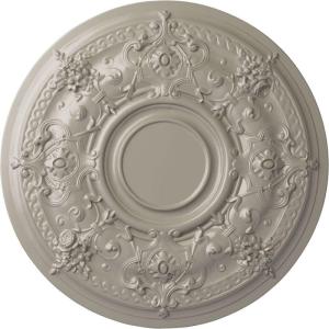 image29 14OD x 2P Darnay Ceiling Medallion Fits Canopies up to 7 14HandPainted Pearl White