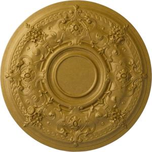 image29 14OD x 2P Darnay Ceiling Medallion Fits Canopies up to 7 14HandPainted Pharaohs Gold