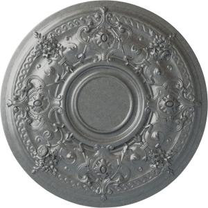 image29 14OD x 2P Darnay Ceiling Medallion Fits Canopies up to 7 14HandPainted Platinum