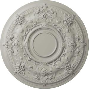 image29 14OD x 2P Darnay Ceiling Medallion Fits Canopies up to 7 14HandPainted Pot of Cream