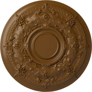 image29 14OD x 2P Darnay Ceiling Medallion Fits Canopies up to 7 14HandPainted Smokey Topaz