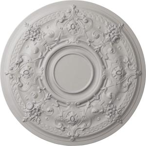 image29 14OD x 2P Darnay Ceiling Medallion Fits Canopies up to 7 14HandPainted Ultra Pure White