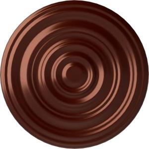 image29 18OD x 1 12P Carton Smooth Ceiling Medallion Fits Canopies up to 9 18Antique Copper Metallic Series