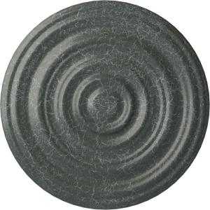 image29 18OD x 1 12P Carton Smooth Ceiling Medallion Fits Canopies up to 9 18Athenian Green Crackle Flat Finish